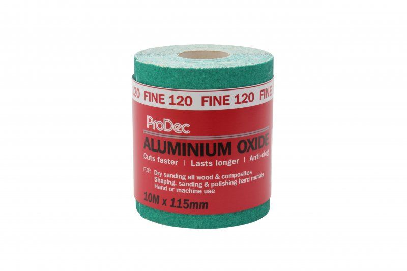 120g Roll of Sand Paper Green 10m