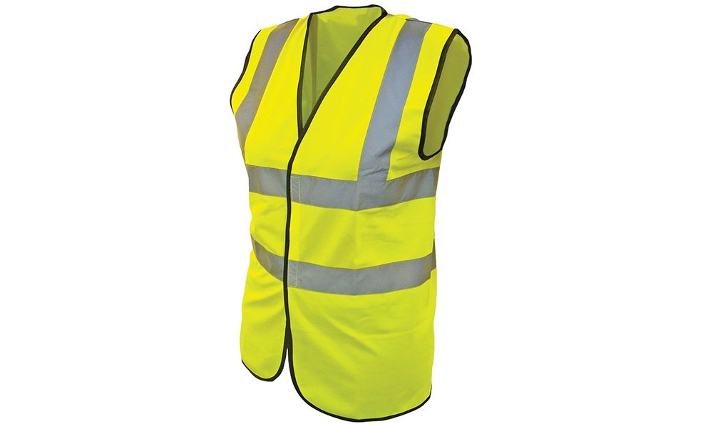 hi-vis yellow waistcoat large (44in)