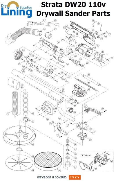 Strata DW20 110v Parts Diagram