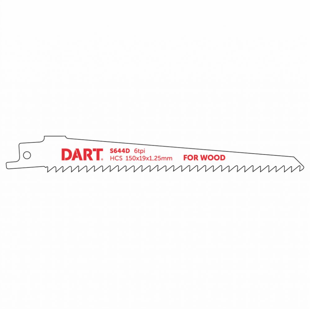 DART S1531L Wood Cutting Reciprocating Blade Pk 5