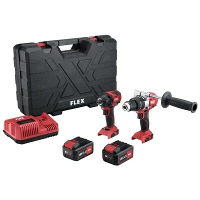 Flex 18v Twin Drill And Impact Driver Set