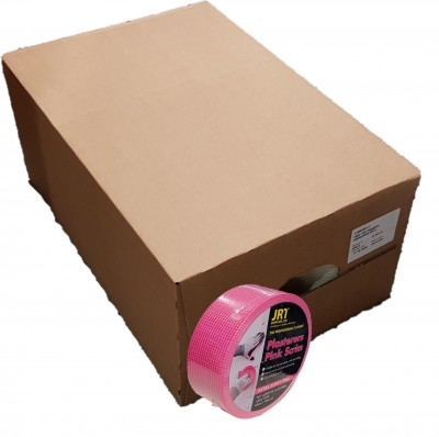Box of 24 Extra Sticky Pink Scrim 48mm x 90m Roll