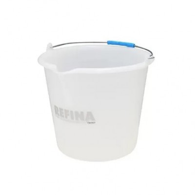 Refina gauging bucket 12L white
