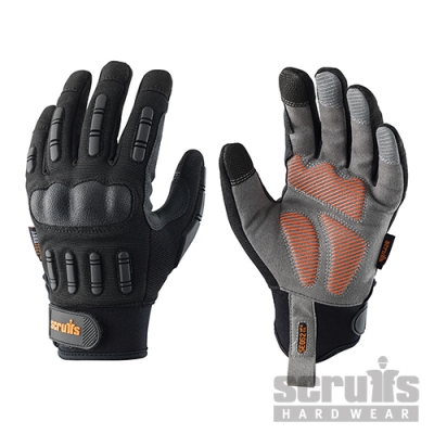 scruffs trade shock impact gloves xl