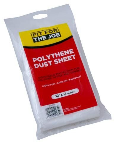 Fit For The Job Poly Dust Sheet 12x12